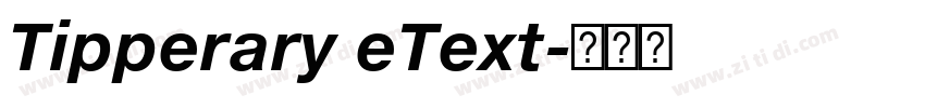 Tipperary eText字体转换